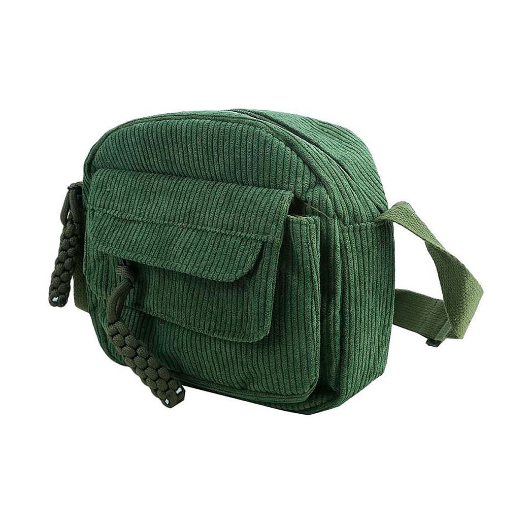 Сумка Cosmo Shop міні, оксамитова, хакі, 20*8*18 см (CS10979G)