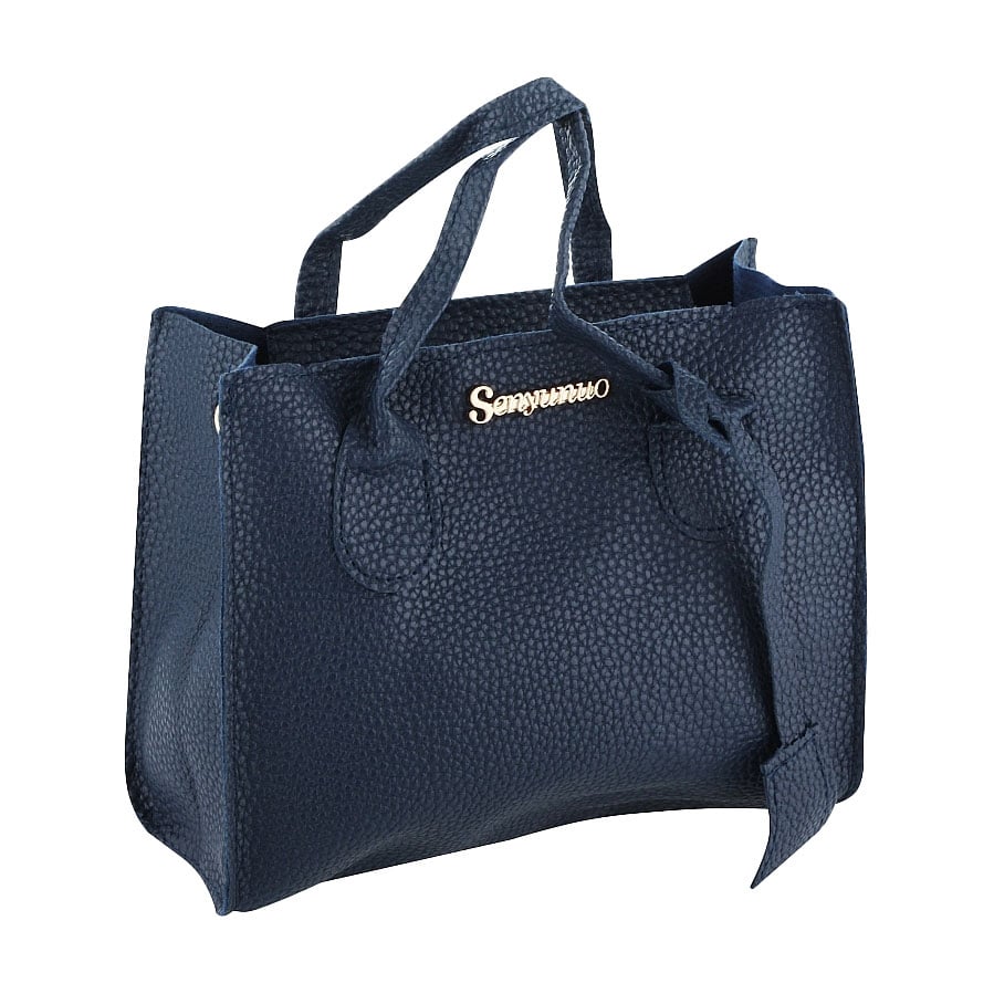 Сумка Cosmo Shop Senyunuo з брелоком, міні, темно-синя, 18*8*15 см (CS10980A)