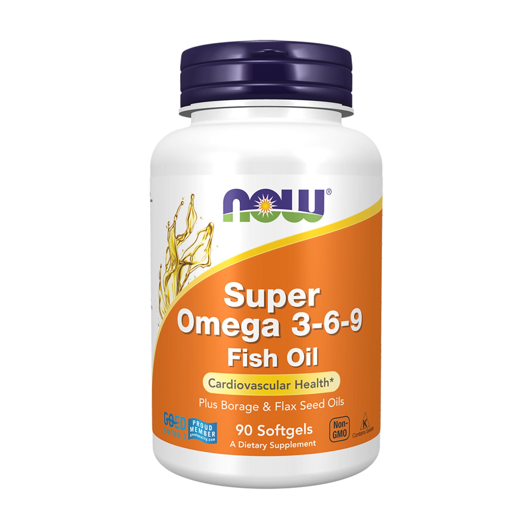 Супер Омега 3-6-9 NOW Foods Super Omega 3-6-9 1200 мг, 90 капсул