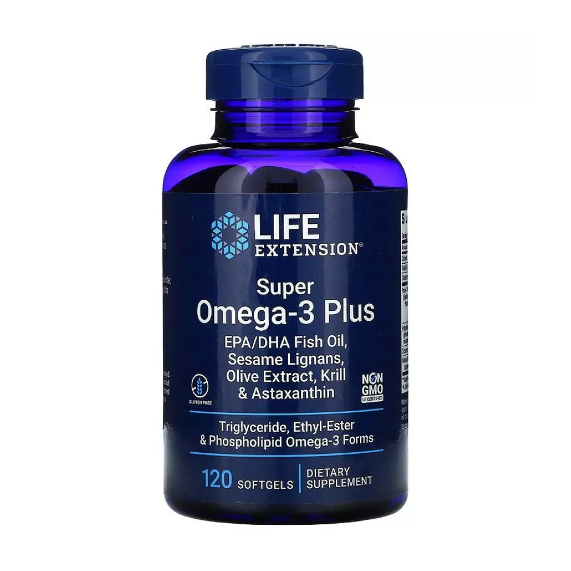Супер Омега-3 плюс Life Extension Super Omega-3 Plus, 120 капсул