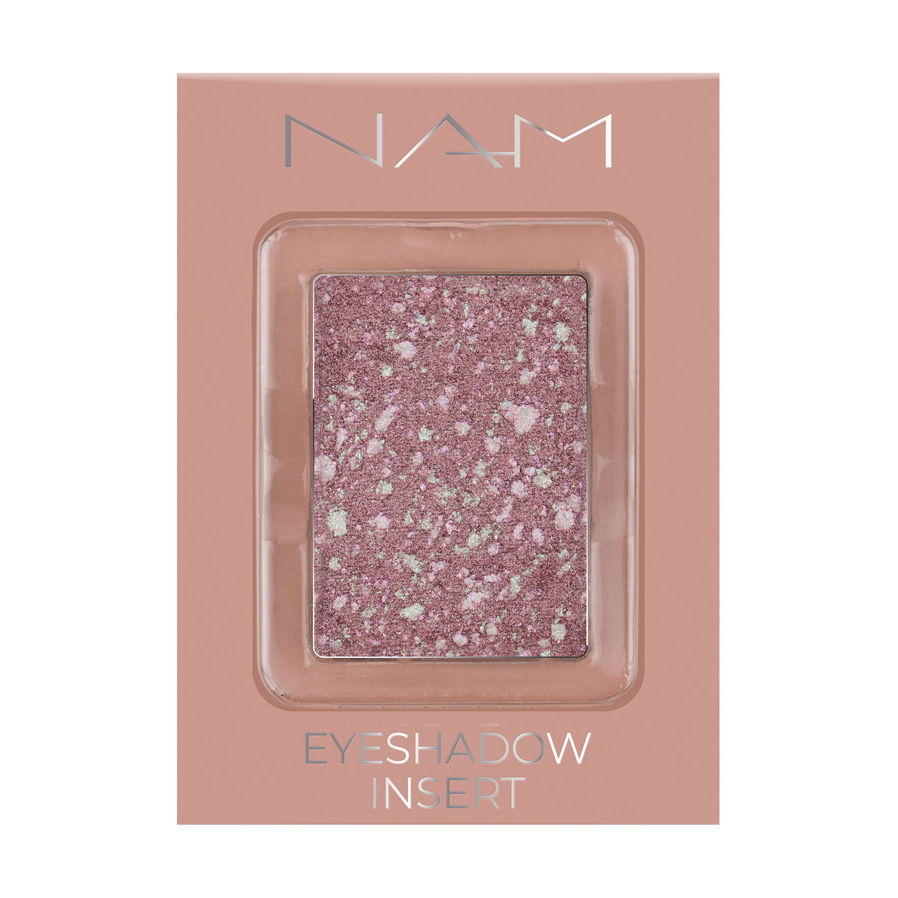 Сяйні тіні для повік NAM Foil Eyeshadow Insert 4 Stellar Pink, 2.5 г (змінний блок)