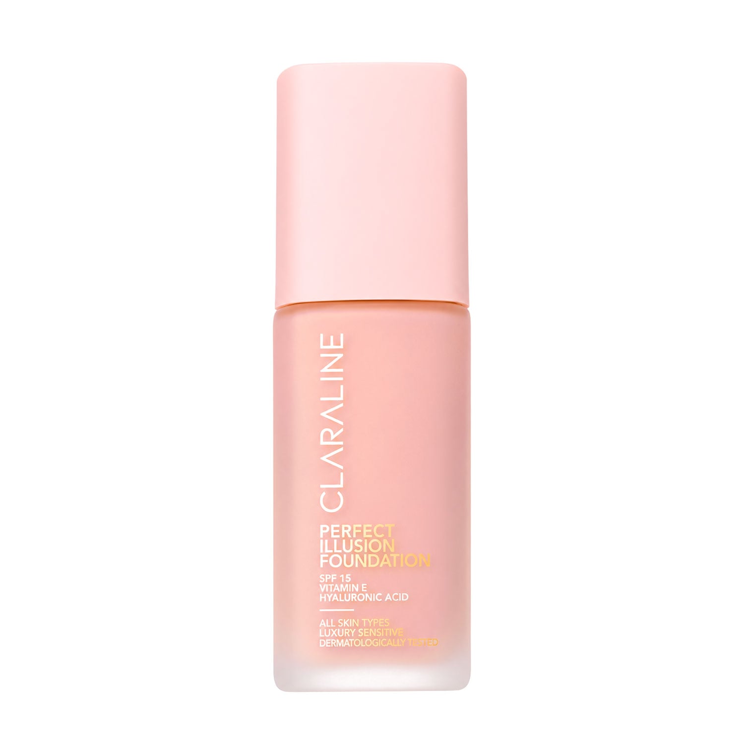 Сяюча тональна основа для обличчя CLARAline Perfect Illusion Foundation, SPF 15, P120 Fair Rose, 44 мл