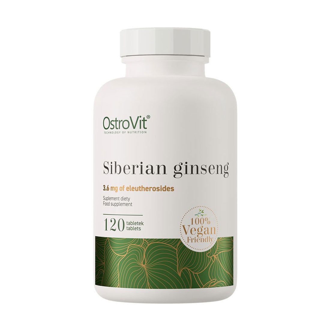 Сибірський женьшень OstroVit Siberian Ginseng, 120 капсул