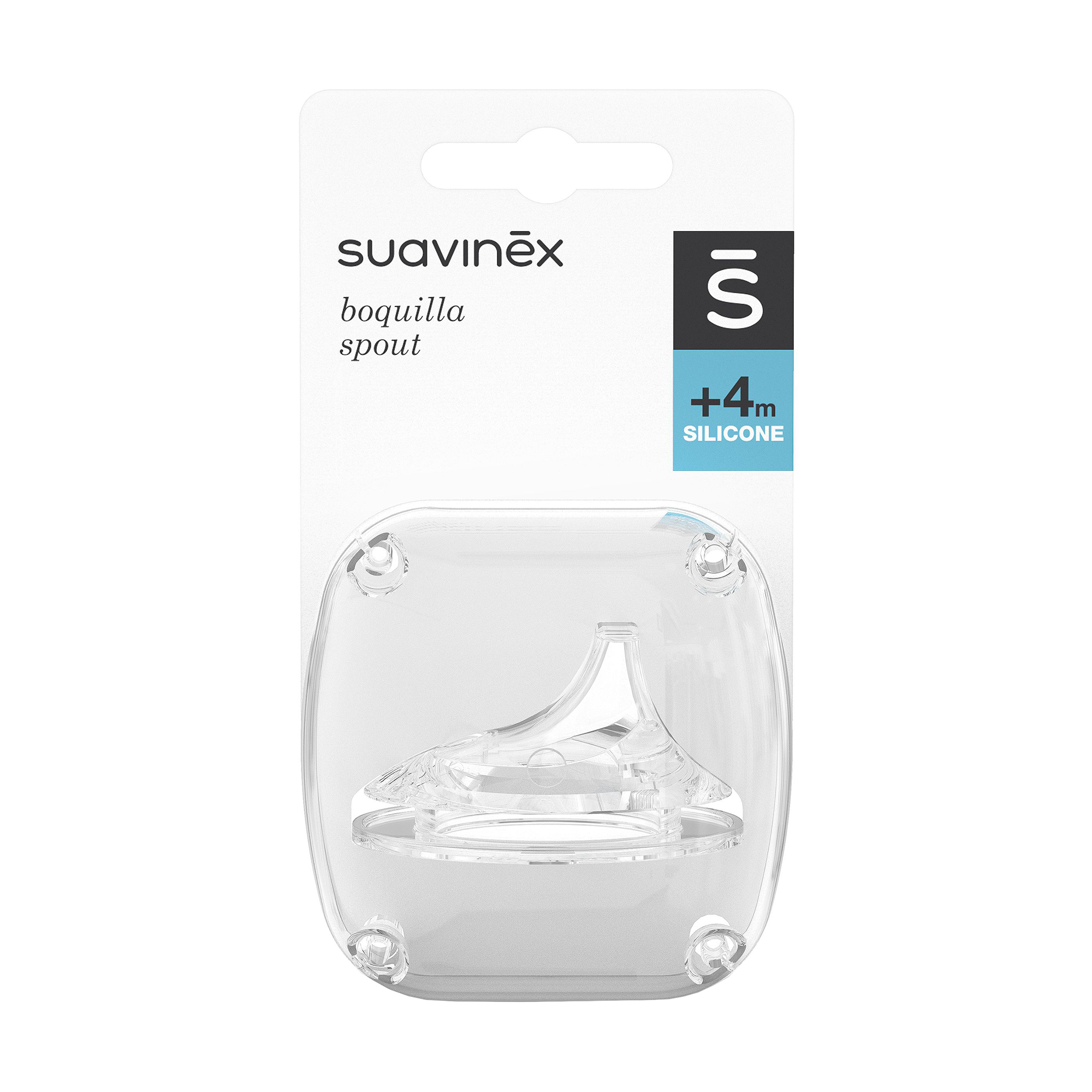 Силіконова соска Suavinex з носиком, від 4 місяців, 1 шт (300843)