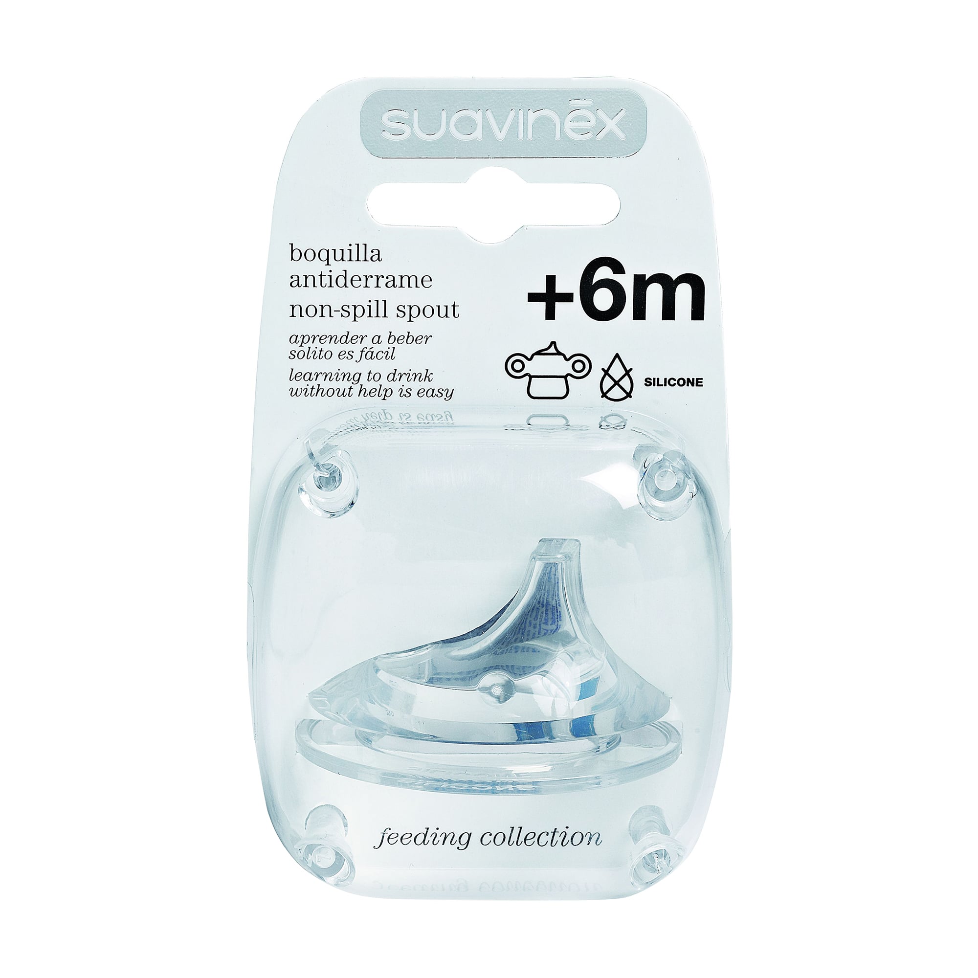 Силіконова соска Suavinex з носиком, від 6 місяців, 1 шт (308504)