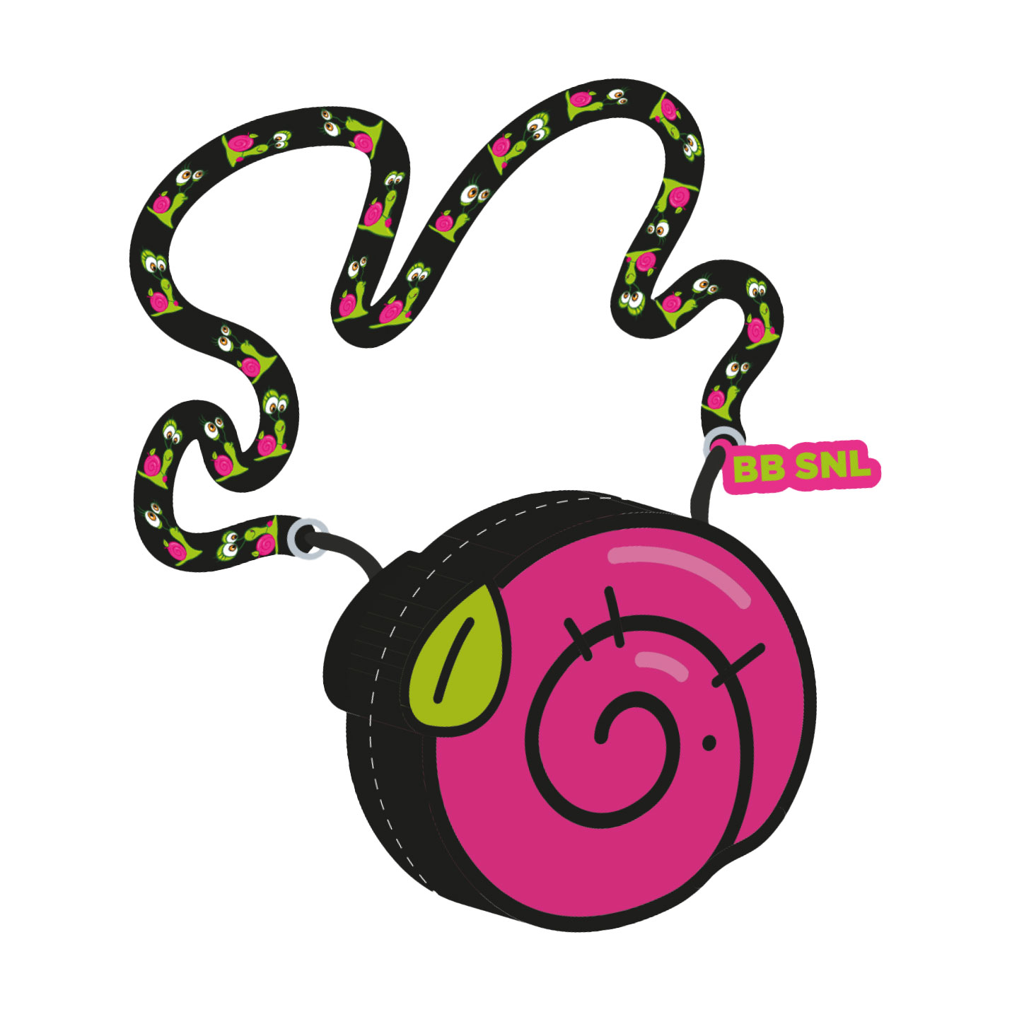 Силіконова сумка Bob Snail рожева, 11.6*13 см
