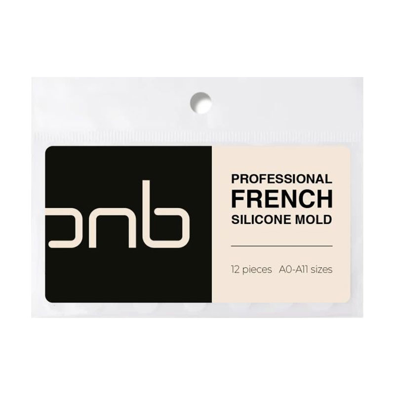 Силіконові молди для створення французького манікюру PNB Professional French Silicone Mold, 12 шт