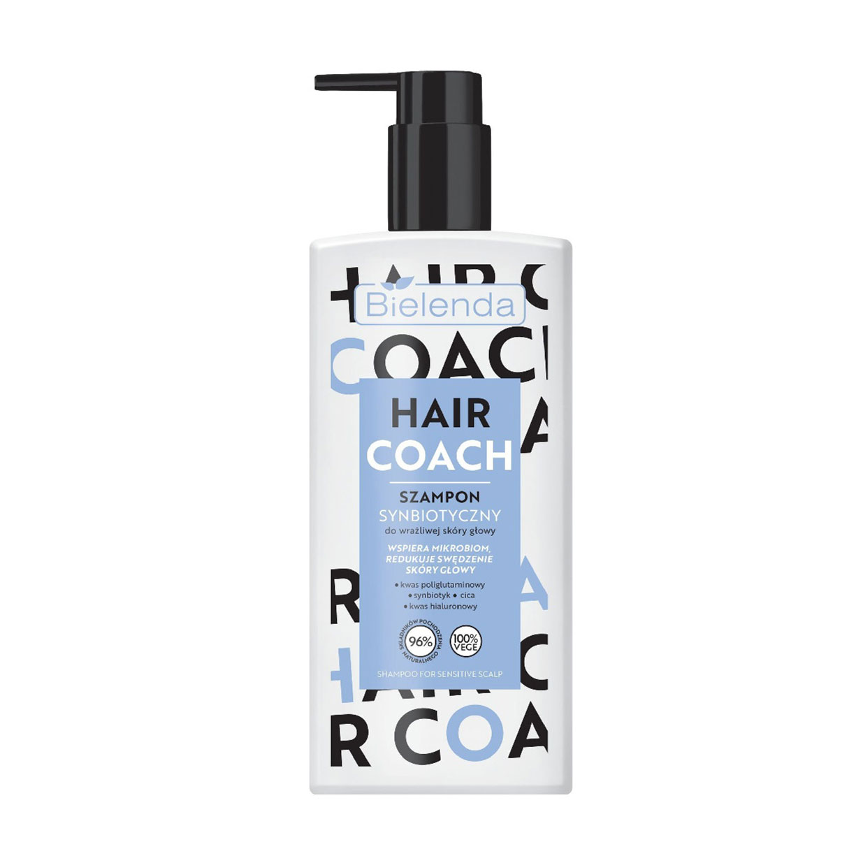 Синбіотичний шампунь Bielenda Hair Coach для чутливої шкіри голови, 300 мл