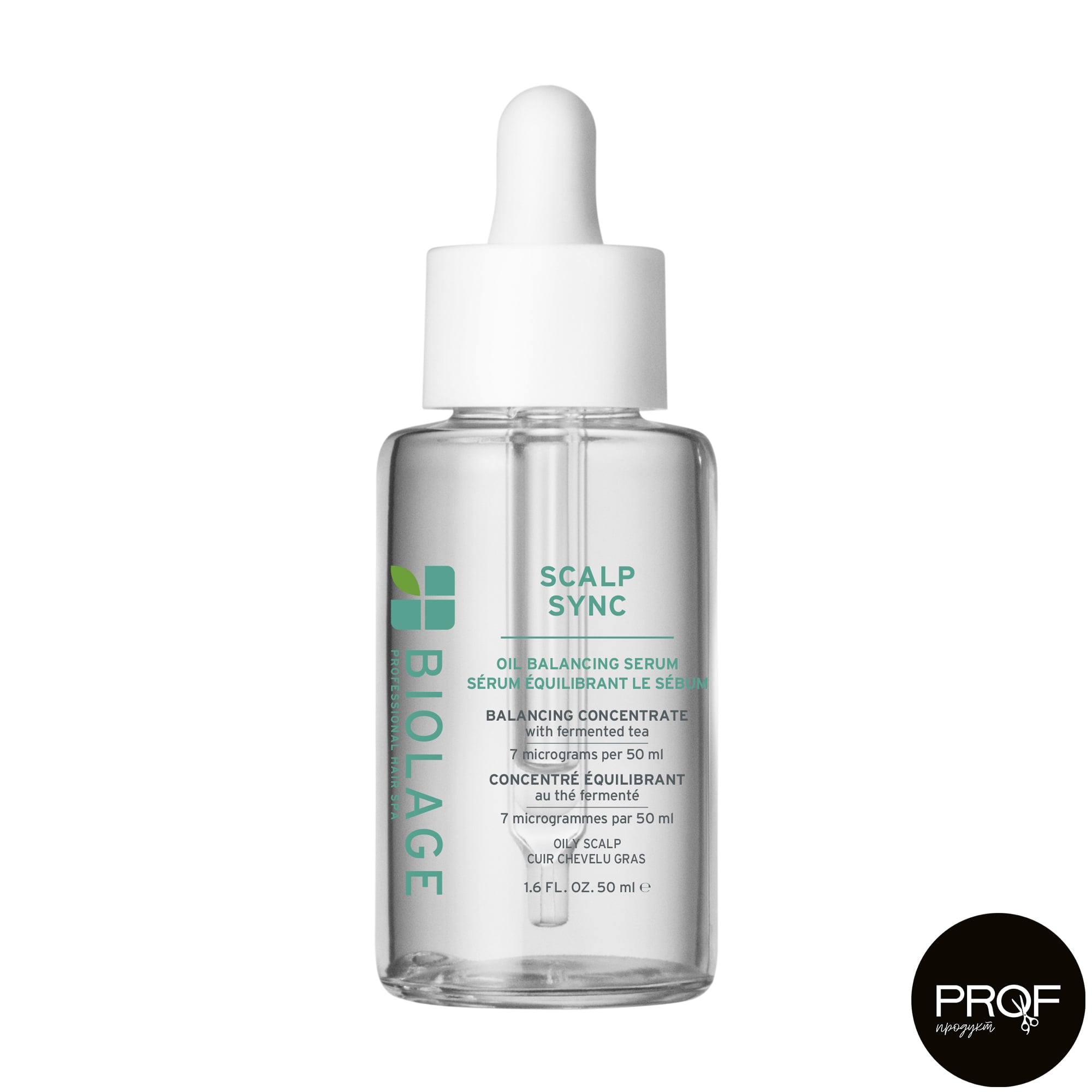Сироватка Biolage Scalp Sync Oil Balancing Serum для збалансованого стану схильної до жирності шкіри голови та волосся, 50 мл