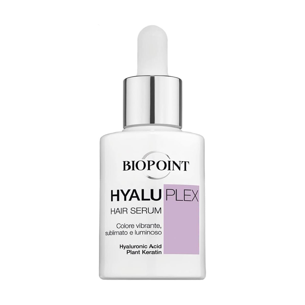 Сироватка Biopoint Hyaluplex Hair Serum для фарбованого та пошкодженого волосся, 30 мл