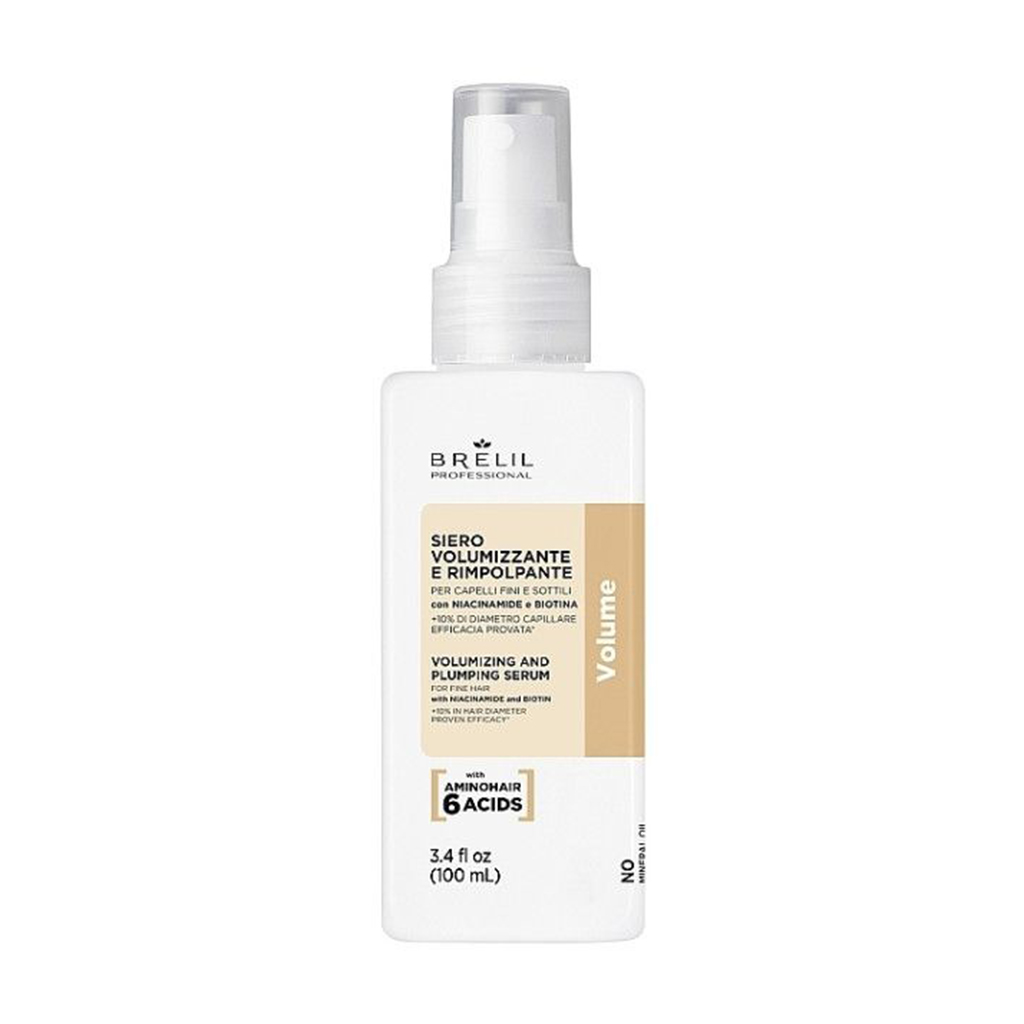 Сироватка Brelil Volume Treatment Volumizing And Plumping Serum для тонкого волосся, 100 мл
