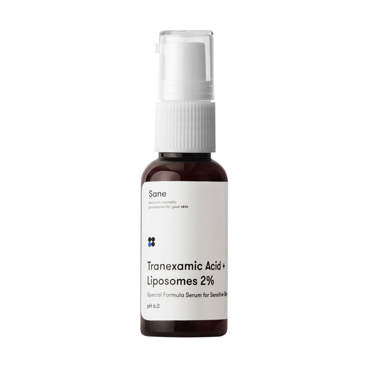 Сироватка для чутливої шкіри обличчя Sane Tranexamic Acid + Liposomes 2% з транексамовою кислотою в ліпосомах, 30 мл