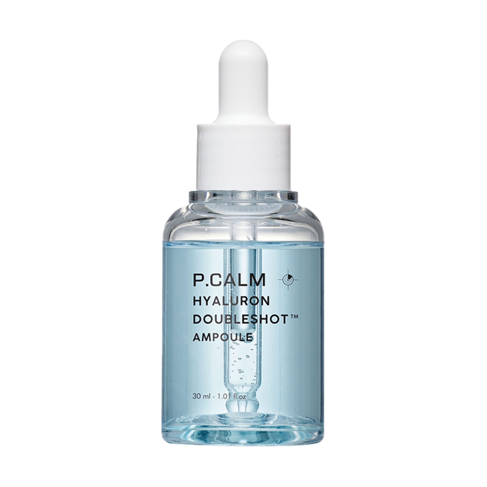 Сироватка для глибокого зволоження обличчя P.Calm Hyaluron Doubleshot Ampoule з гіалуроновою кислотою, 30 мл