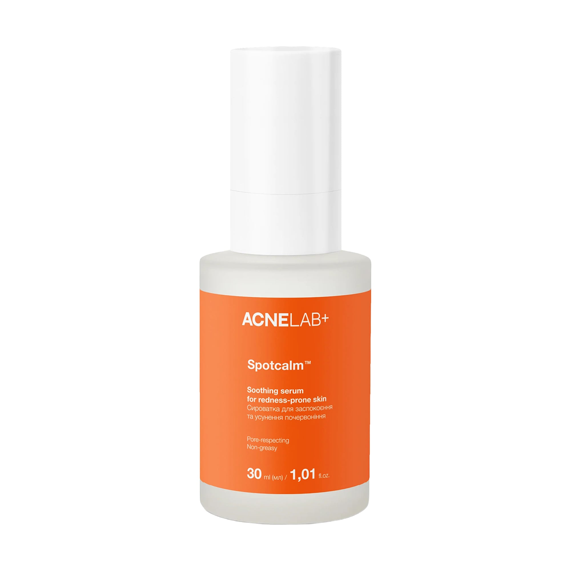 Сироватка для обличчя ACNELAB+ Spotcalm Soothing Serum For Redness-Prone Skin для заспокоєння та усунення почервоніння, 30 мл