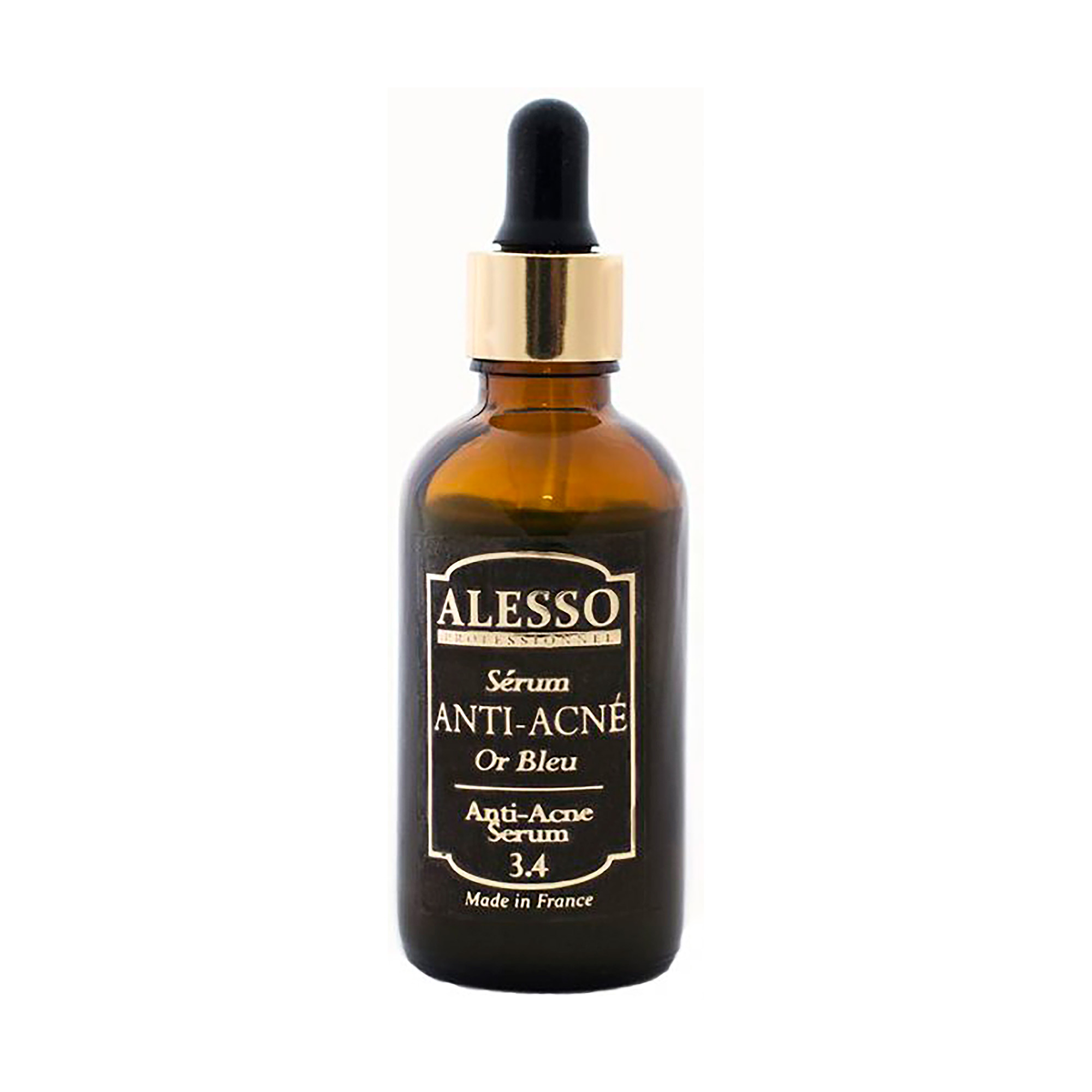 Сироватка для обличчя Alesso Professionnel Blue Gold Anti-Acne Serum 3.4 для жирної, комбінованої та проблемної шкіри, 50 мл