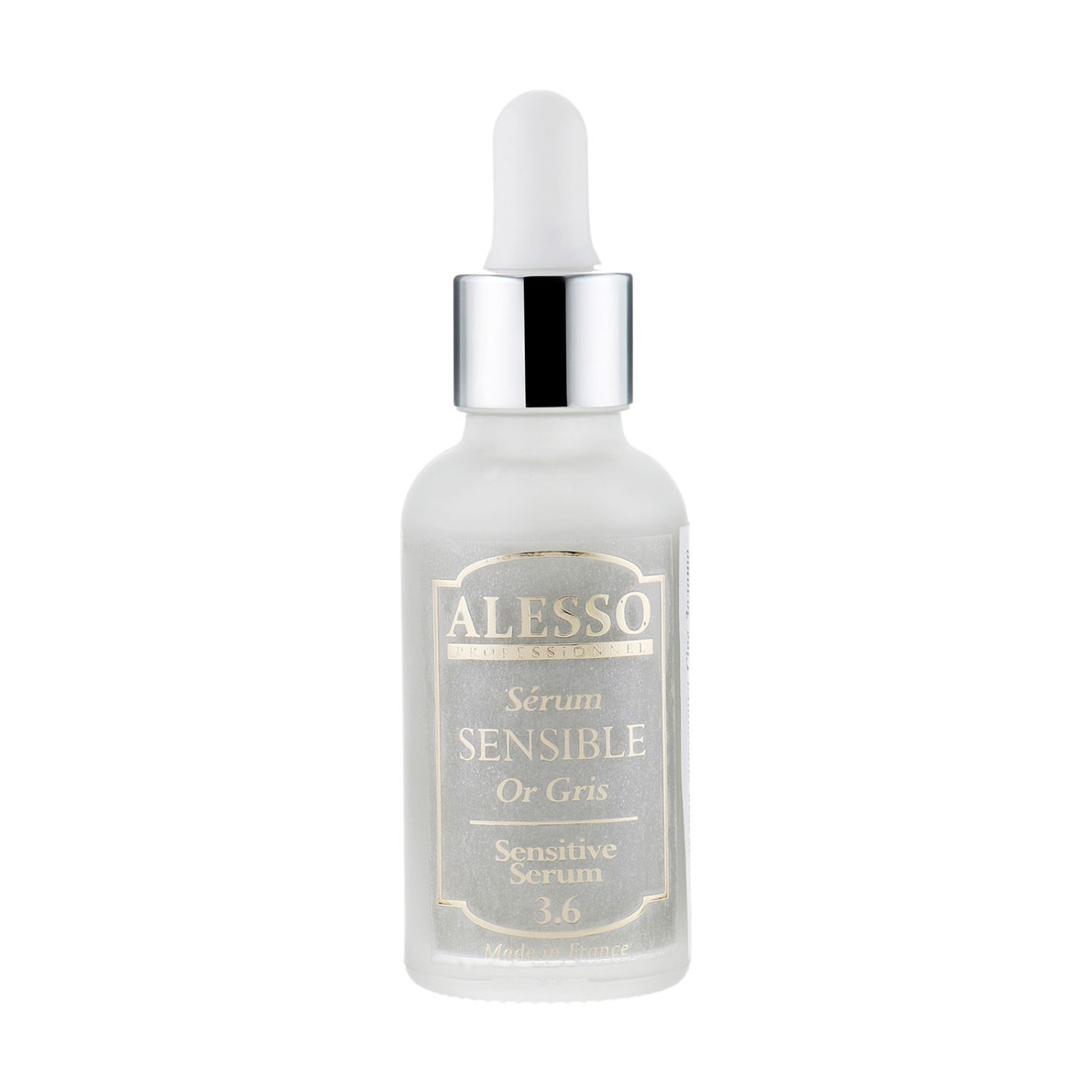 Сироватка для обличчя Alesso Professionnel Grey Gold Sensetive Serum 3.6 заспокійлива, для чутливої шкіри, 30 мл