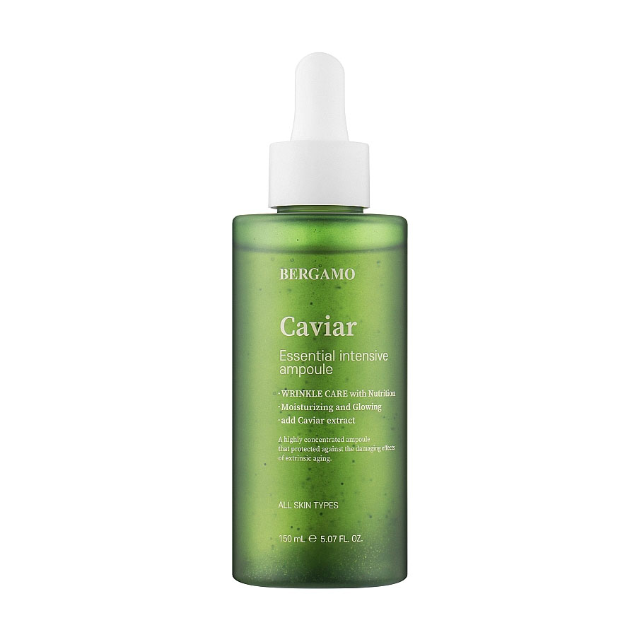 Сироватка для обличчя Bergamo Caviar Essential Intensive Ampoule для всіх типів шкіри, з ікрою, 150 мл