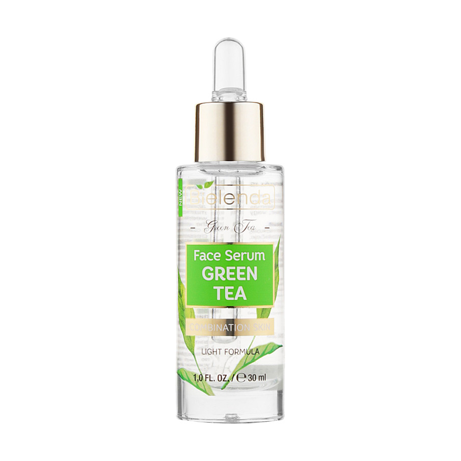 Сироватка для обличчя Bielenda Green Tea Face Serum Combination Skin з олією чайного дерева, 30 мл