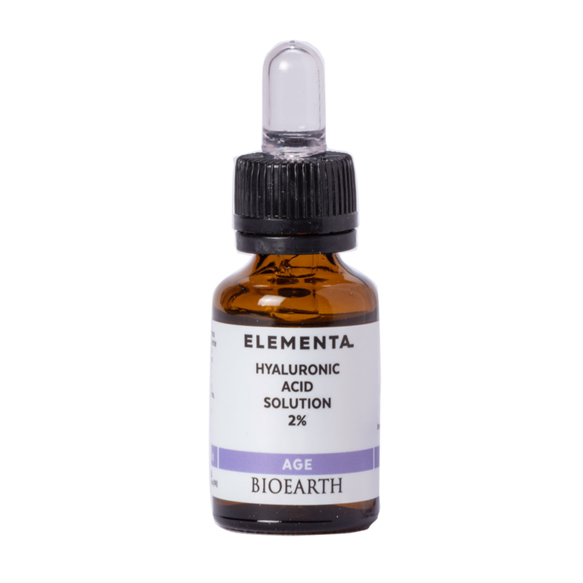 Сироватка для обличчя Bioearth Elementa AGE Hyaluronic Acid Solution 2%, 15 мл