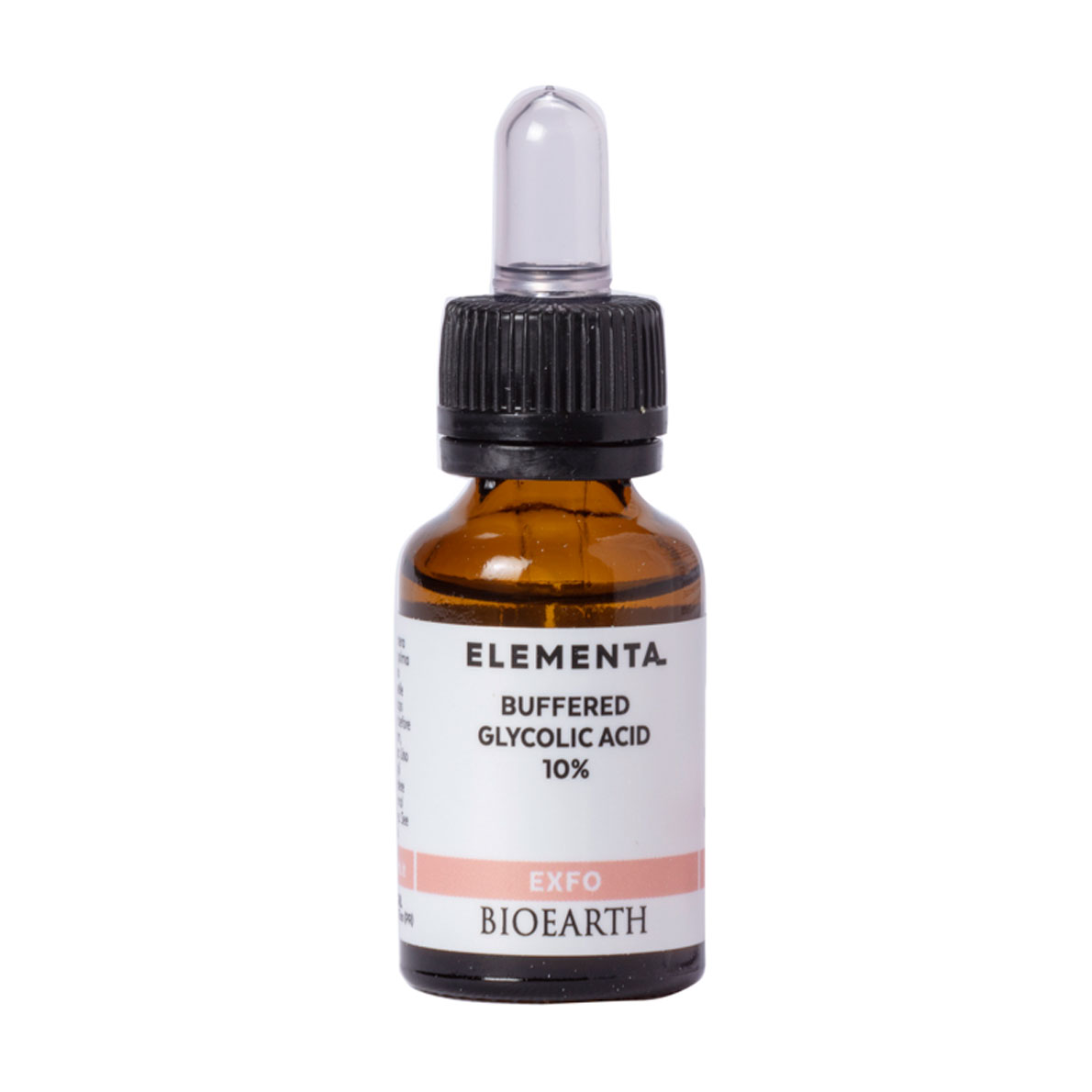 Сироватка для обличчя Bioearth Elementa Exfo Buffered Glycolic Acid 10%, 15 мл