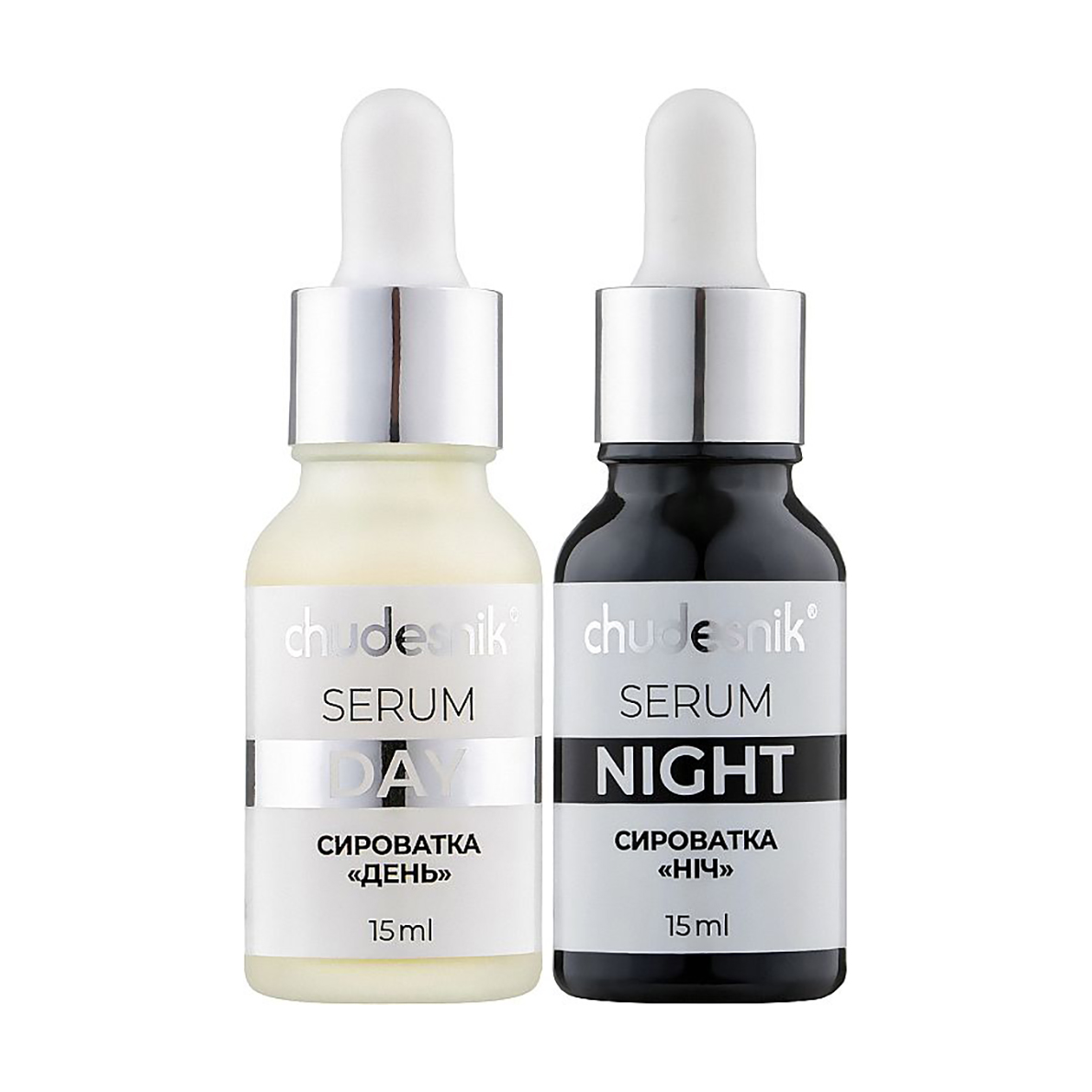 Сироватка для обличчя chudesnik Day Night Serum День-Ніч для проблемної шкіри, 2*15 мл