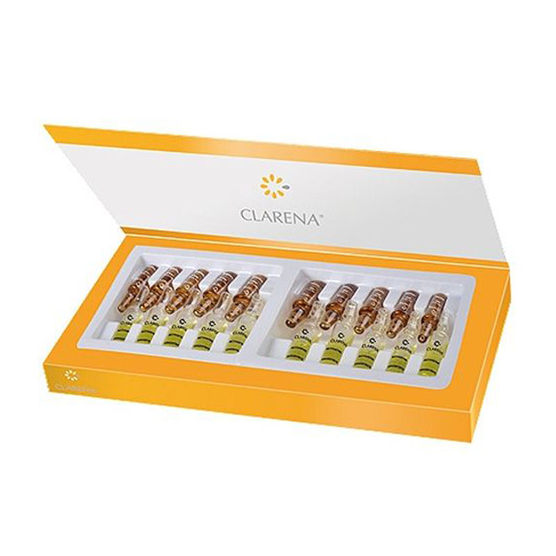 Сироватка для обличчя Clarena Power Serum +100% Vit C Aa2g для професійного використання, 20*3 мл