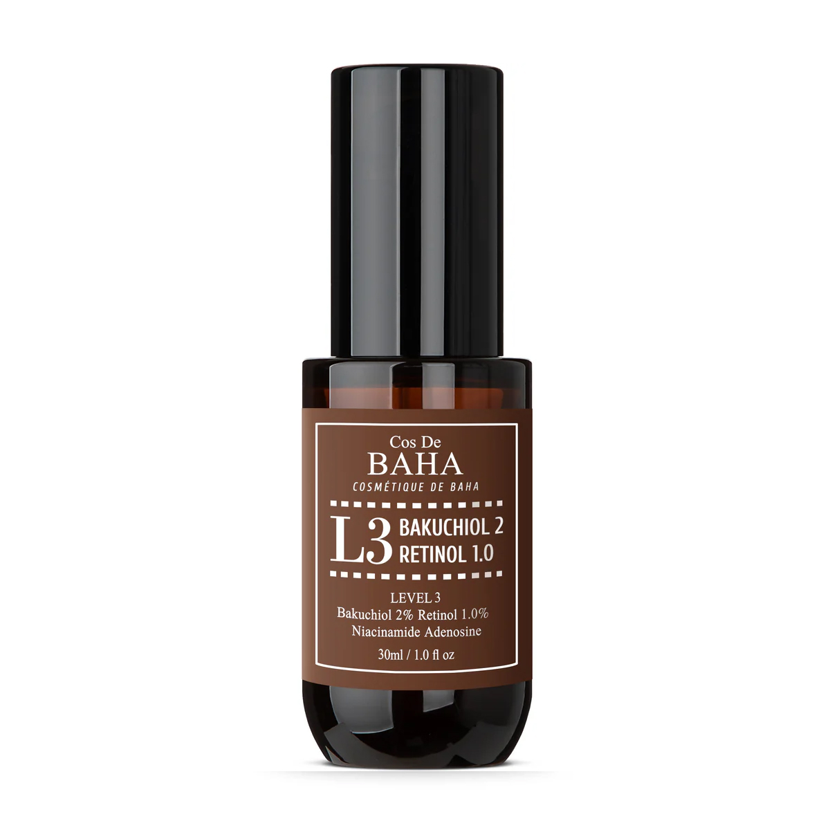Сироватка для обличчя Cos De Baha L3 Bakuchiol &amp; Retinol Serum, 30 мл