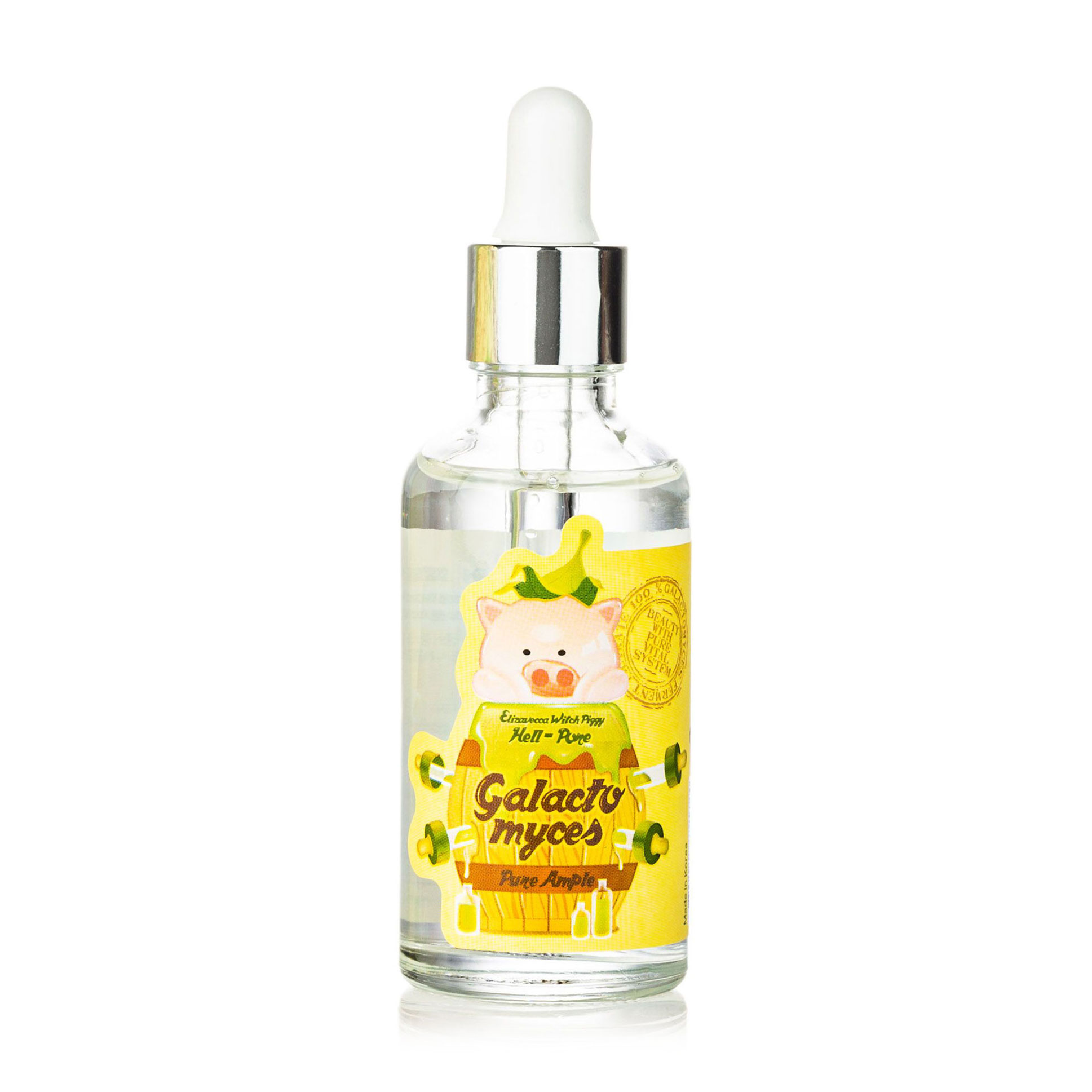Сироватка для обличчя Elizavecca Witch Piggy Hell-Pore Galactomyces Pure Ample з 100% ферментованим екстрактом галактомісісу, 50 мл