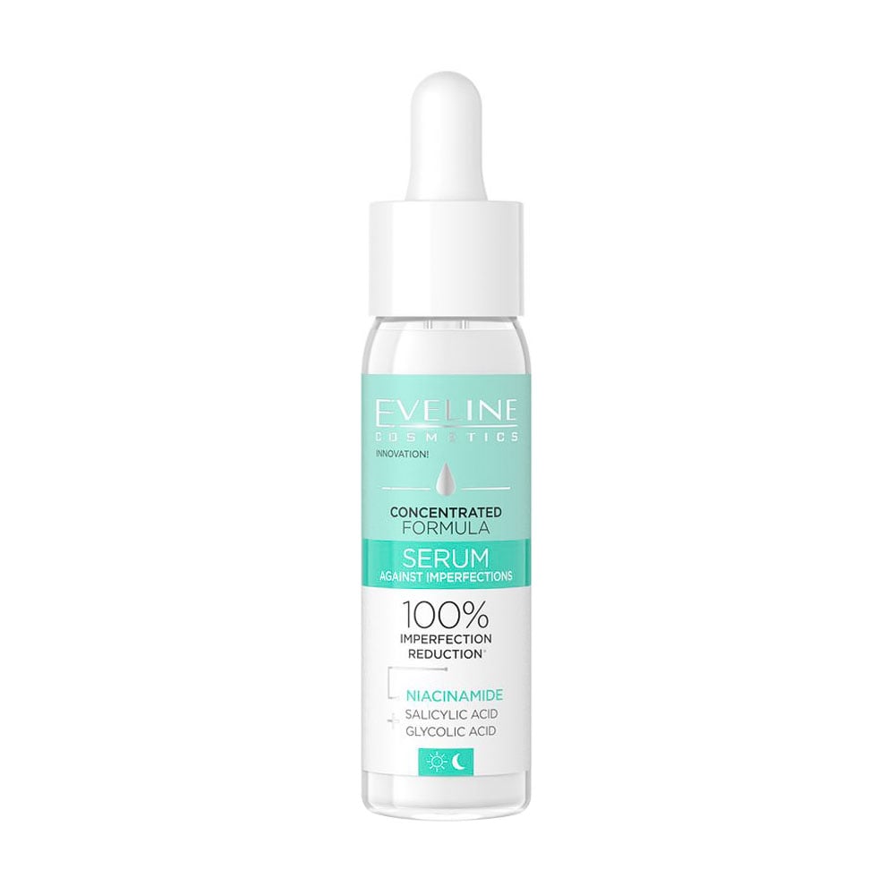 Сироватка для обличчя Eveline Cosmetics Serum Against Imperfections проти недоліків, з ніацинамідом, 30 мл