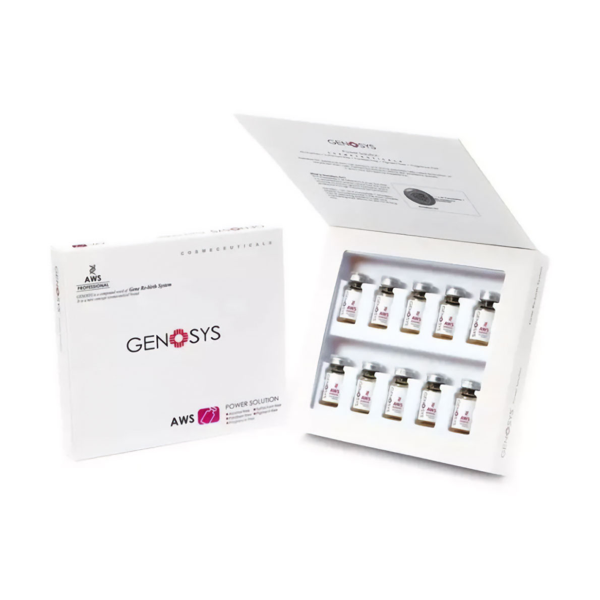 Сироватка для обличчя Genosys AWS Power Solution проти зморщок, 10*2 мл