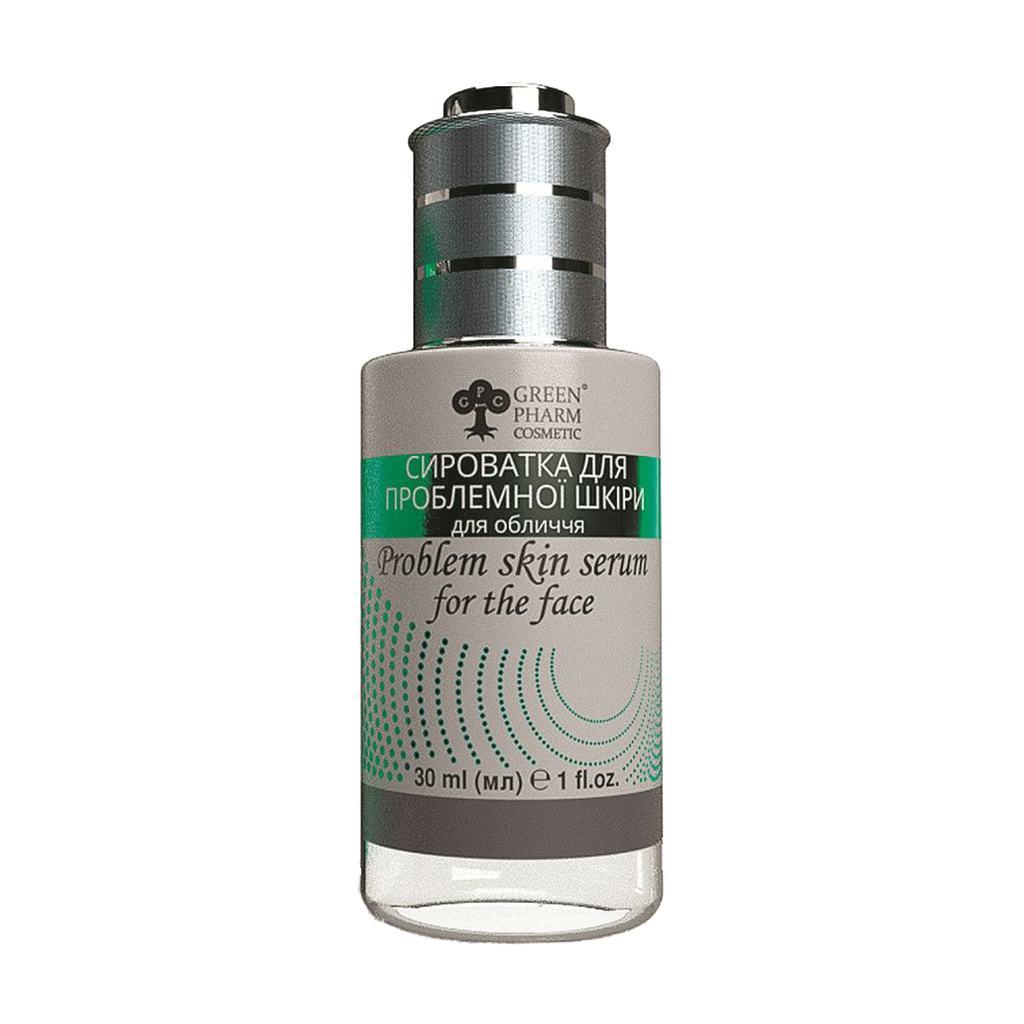 Сироватка для обличчя Green Pharm Cosmetic Problem Skin Serum For The Face pH 5.0 для проблемної шкіри, 30 мл