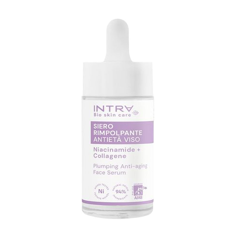 Сироватка для обличчя Intra Niacinamide + Collagene Антивікова, з плампінг ефектом, 30 мл