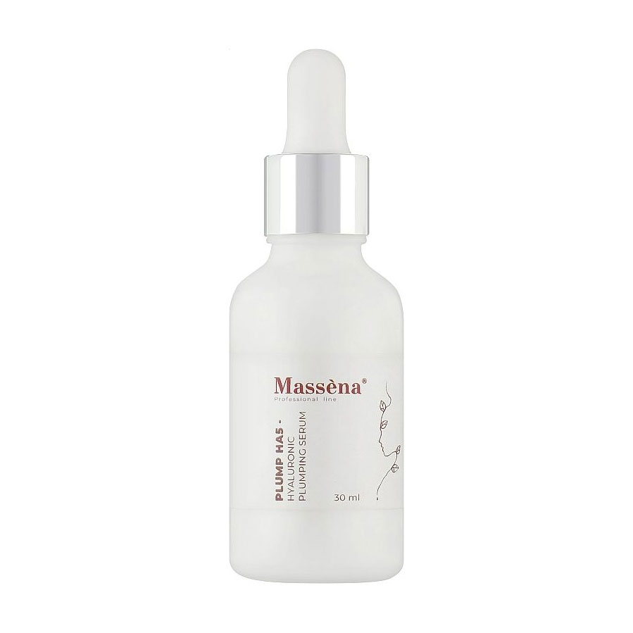 Сироватка для обличчя Massena Plumping Serum з гіалуроновою кислотою та пептидами, 30 мл