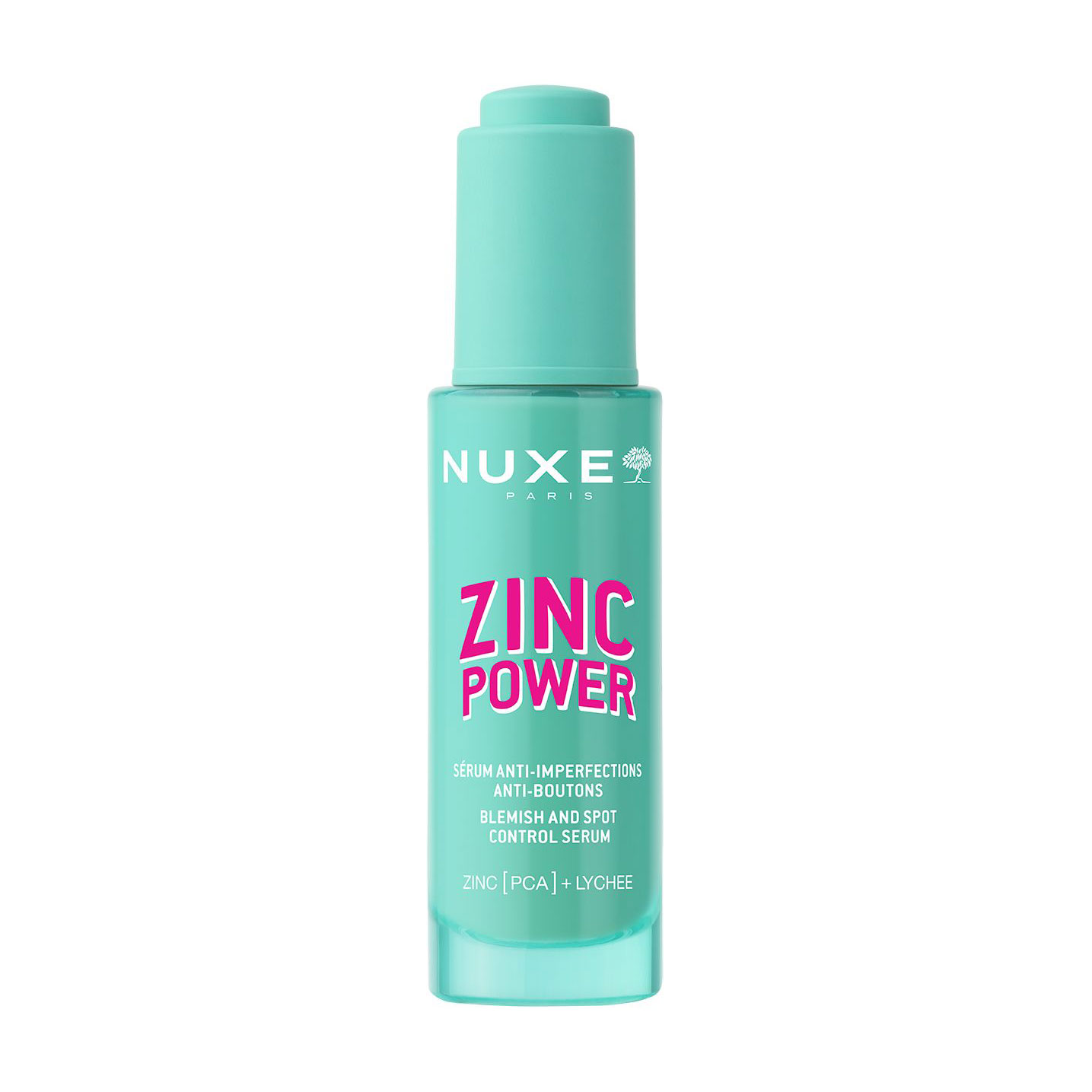 Сироватка для обличчя Nuxe Zinc Power Blemish And Spot Control Serum проти недоліків, 30 мл