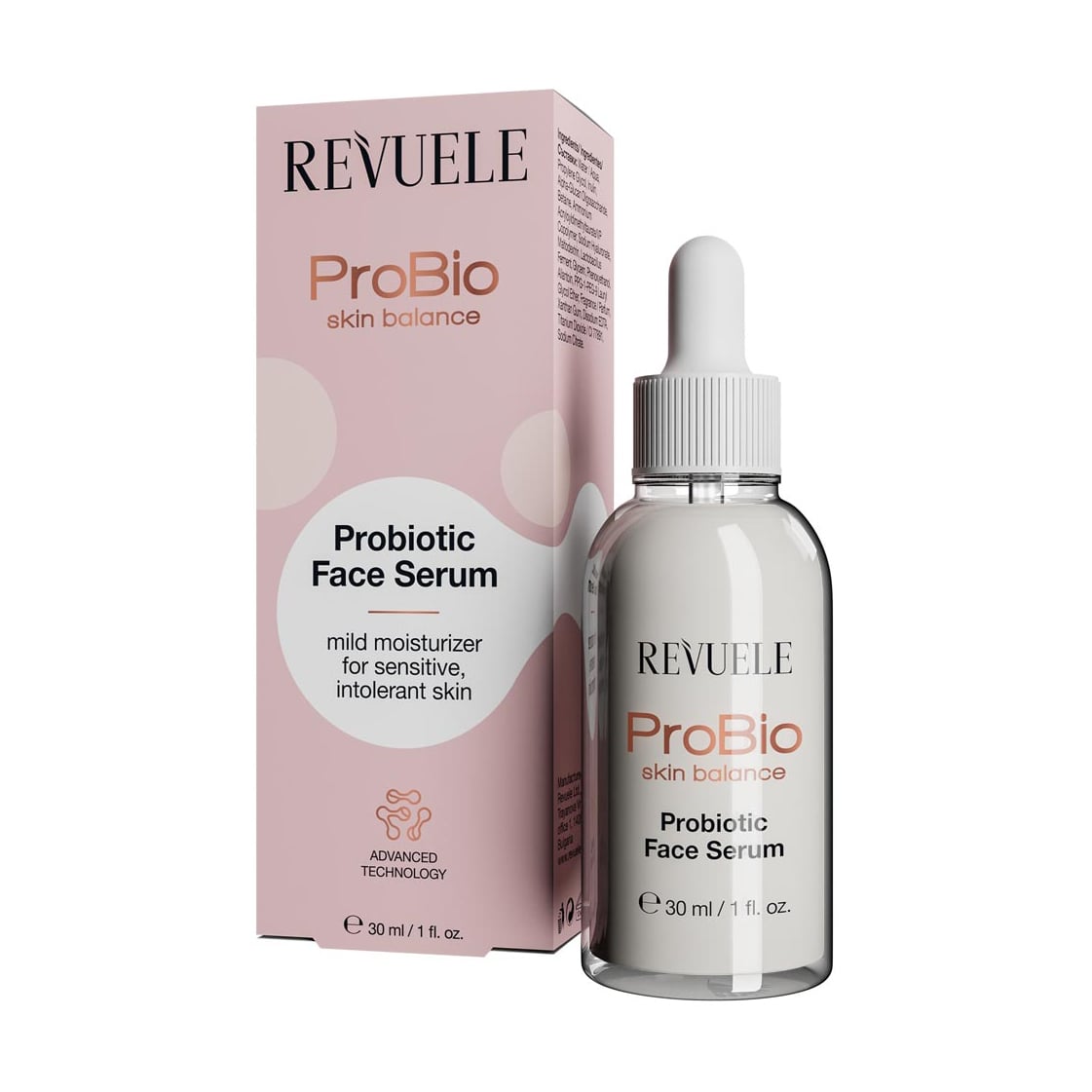 Сироватка для обличчя Revuele Probio Skin Balance Probiotic Face Serum з пробіотиками, 30 мл