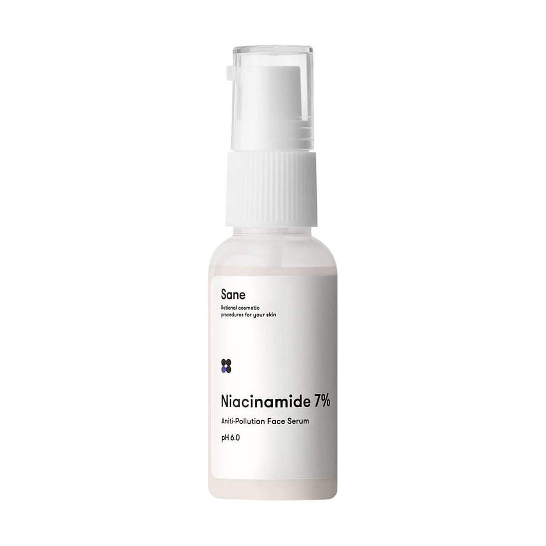 Сироватка для обличчя Sane Niacinamide 7% Anti-Pollution Face Serum проти токсинів, з ніацинамідом, 30 мл