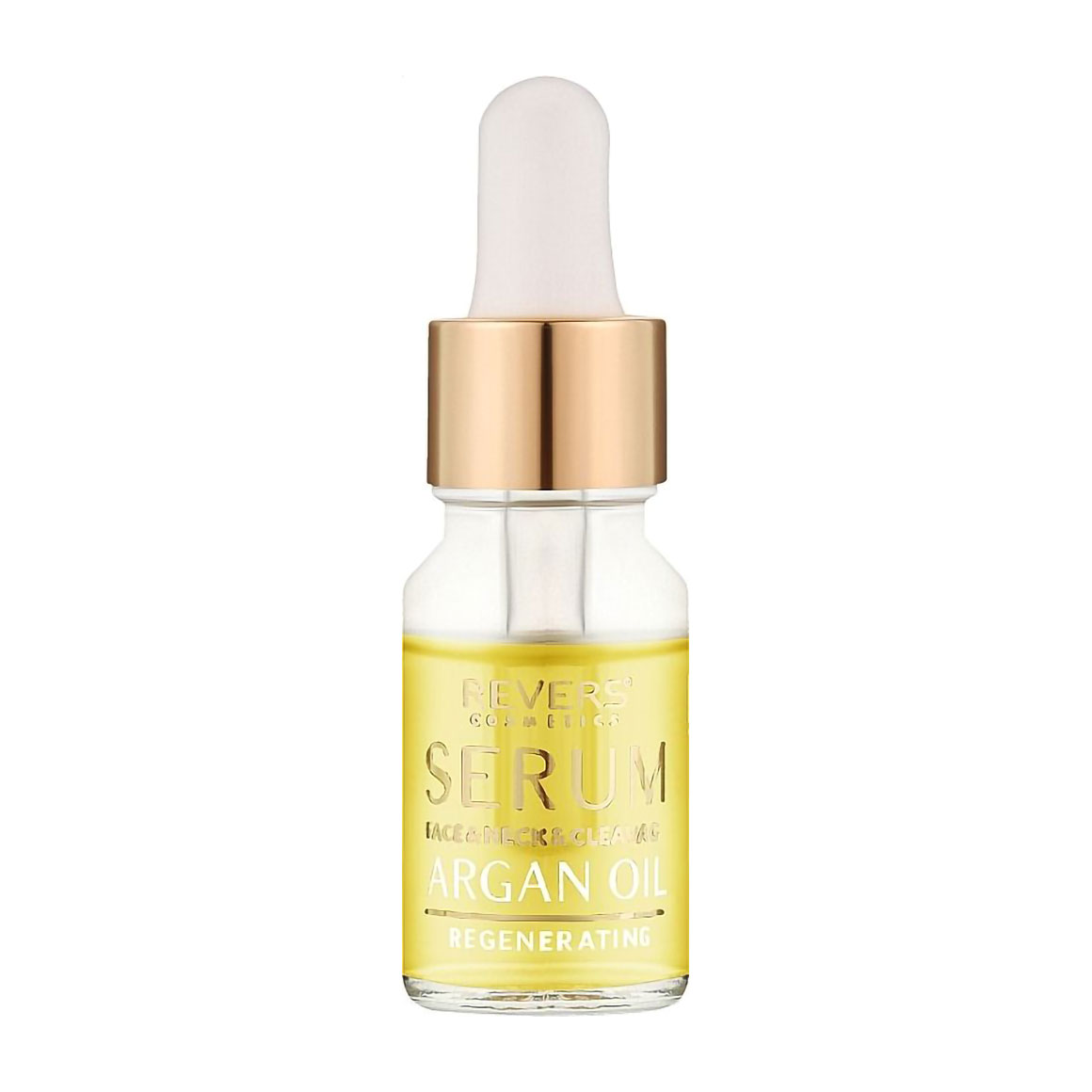 Сироватка для обличчя, шиї та декольте Revers Cosmetics Argan Oil Regenerating Serum, 10 мл