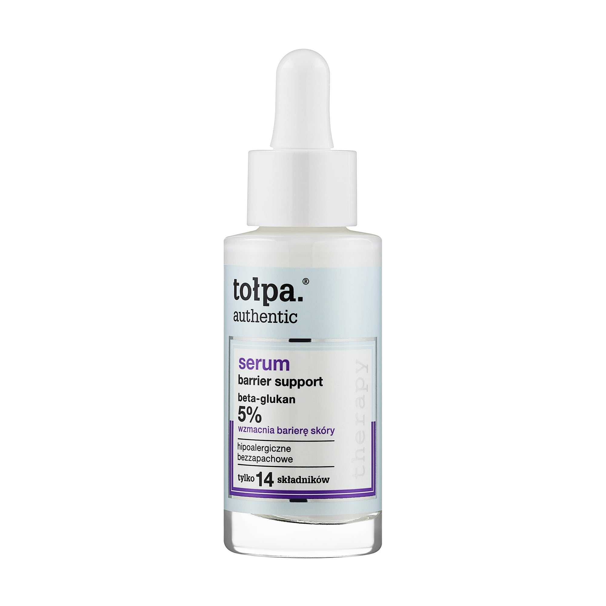 Сироватка для обличчя Tolpa Authentic Barrier Support Therapy Serum для підтримки захисного бар'єру шкіри, 30 мл