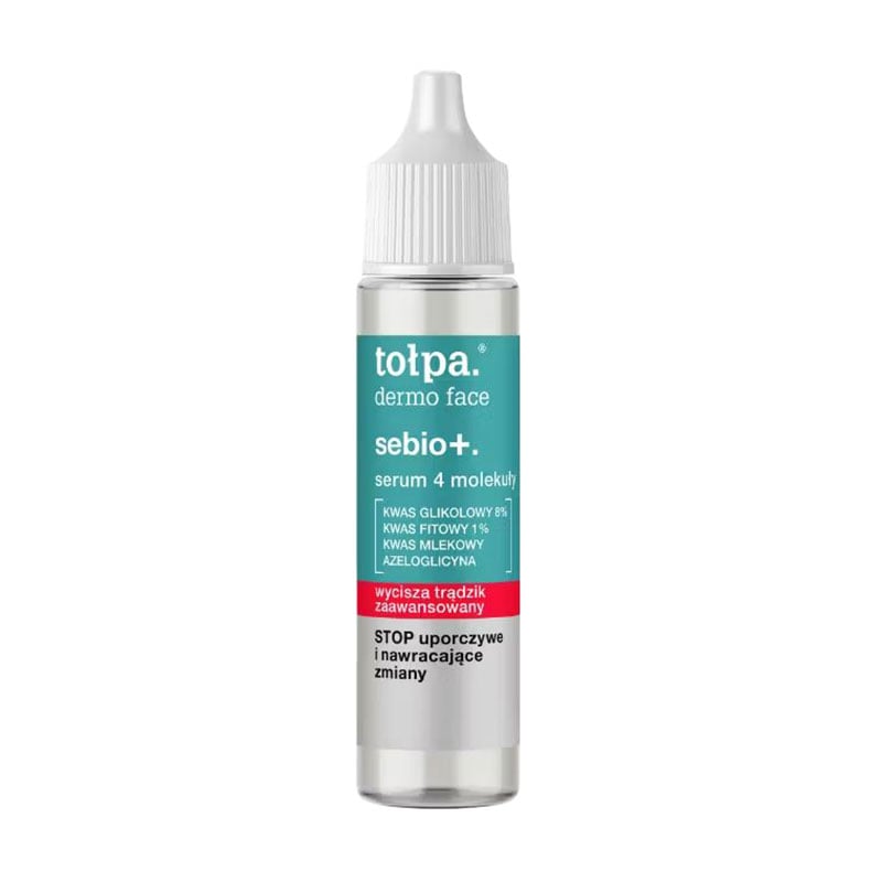 Сироватка для обличчя Tolpa Dermo Face Sebio+ Serum 4 молекули, 20 мл