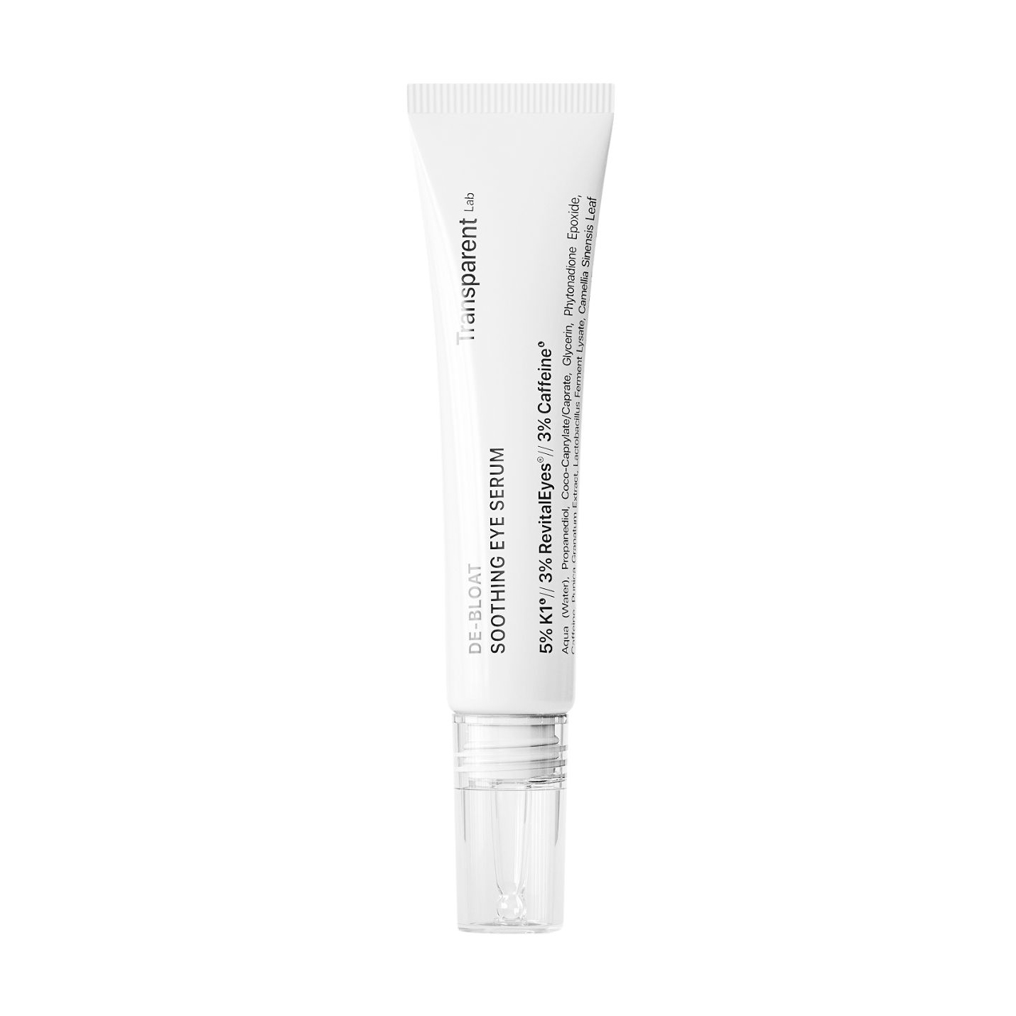 Сироватка для шкіри навколо очей Transparent Lab De-Bloat Soothing Eye Serum, 15 мл