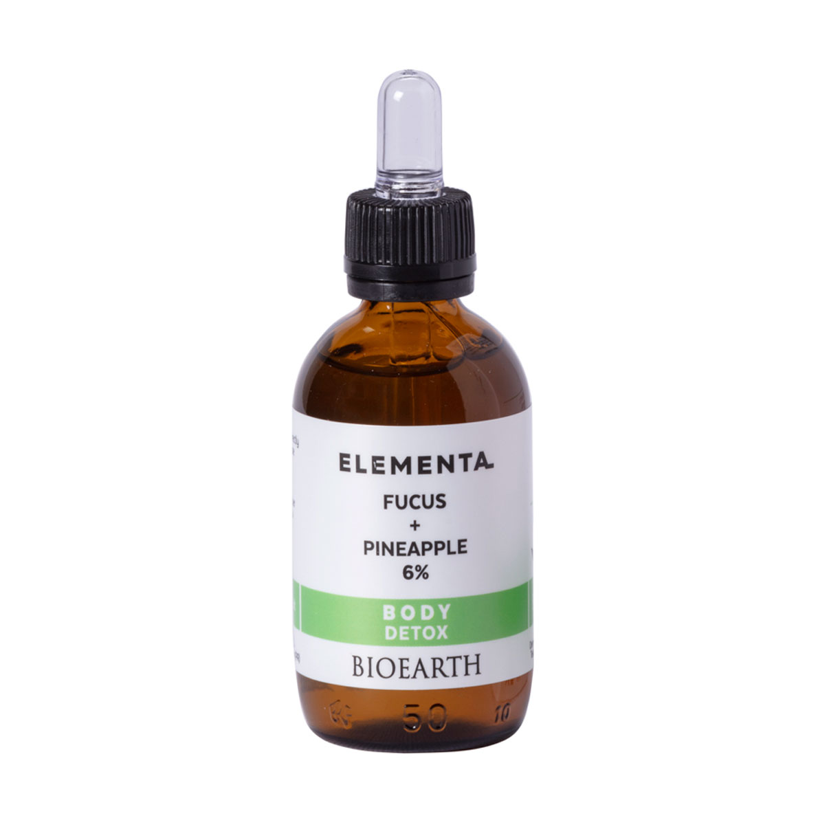 Сироватка для тіла Bioearth Elementa Body Detox Fucus + Pineapple 6%, 50 мл