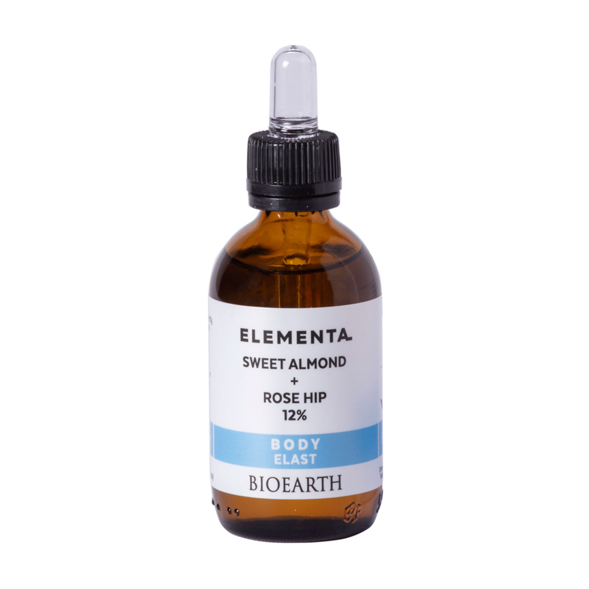 Сироватка для тіла Bioearth Elementa Body Elast Sweet Almond + Rose Hip 12% для еластичності шкіри, 50 мл