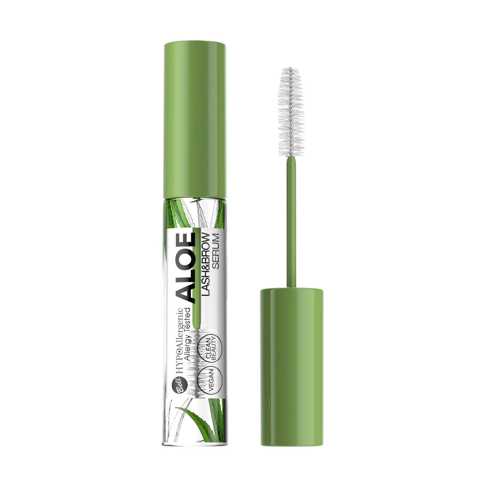 Сироватка для вій та брів Bell HypoAllergenic Aloe Lash &amp; Brow Serum, 9 мл
