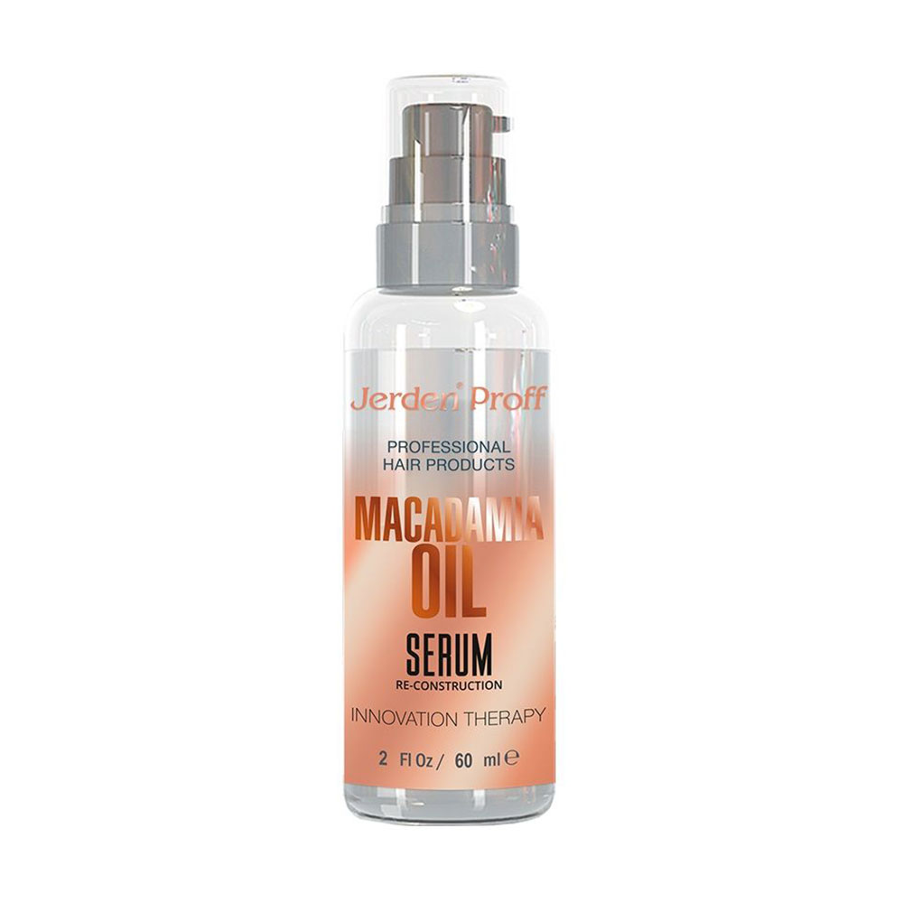 Сироватка для волосся Jerden Proff Macadamia Oil Serum з олією макадамії, 60 мл