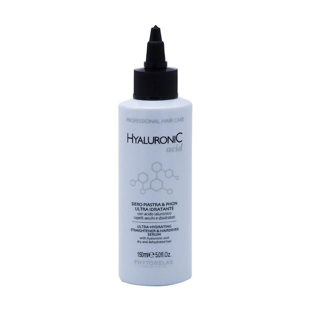 Сироватка для волосся Phytorelax Laboratories Hyaluronic Acid Ultra-Hydrating Straightener &amp; Hair Dryer Serum, 150 мл
