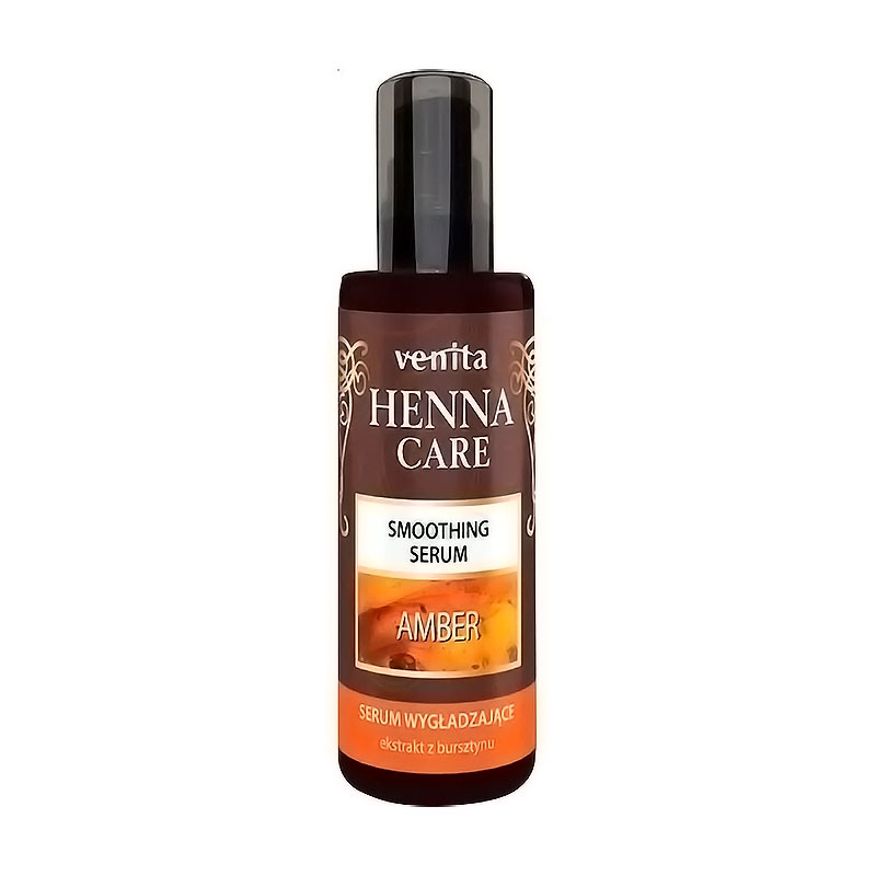 Сироватка для волосся Venita Henna Care Smoothing Serum Amber з екстрактом бурштину, 50 мл
