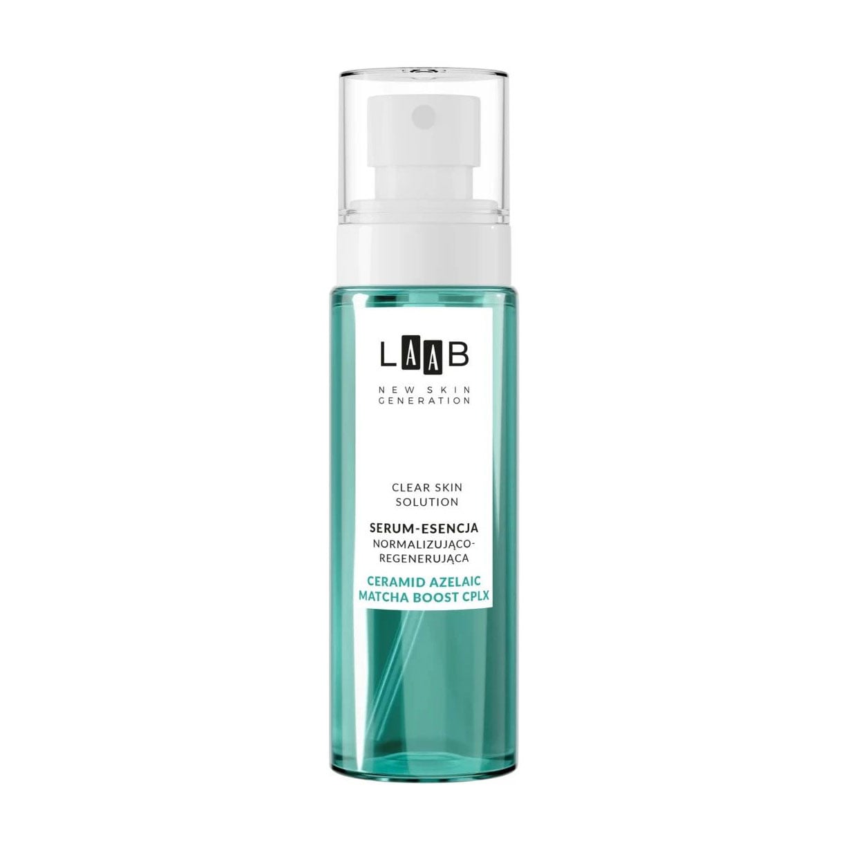 Сироватка-есенція для обличчя AA LAAB New Skin Generation Clear Skin Solution Ceramid Azelaic Matcha Boost CPLX, 100 мл