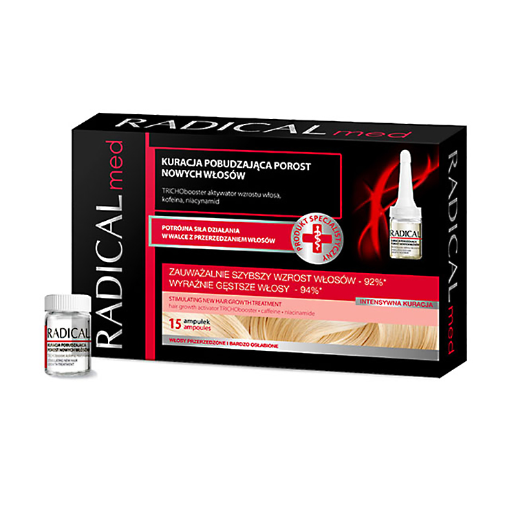 Сироватка Farmona Radical Med Treatment Stimulating The Growth Of New Hair активуюча ріст волосся, 15*5 мл