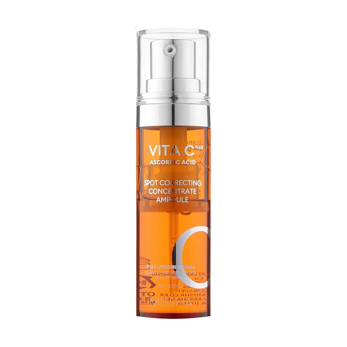 Сироватка-концентрат для обличчя Missha Vita C Plus Spot Correcting Concentrate Ampoule з вітаміном С, 15 г