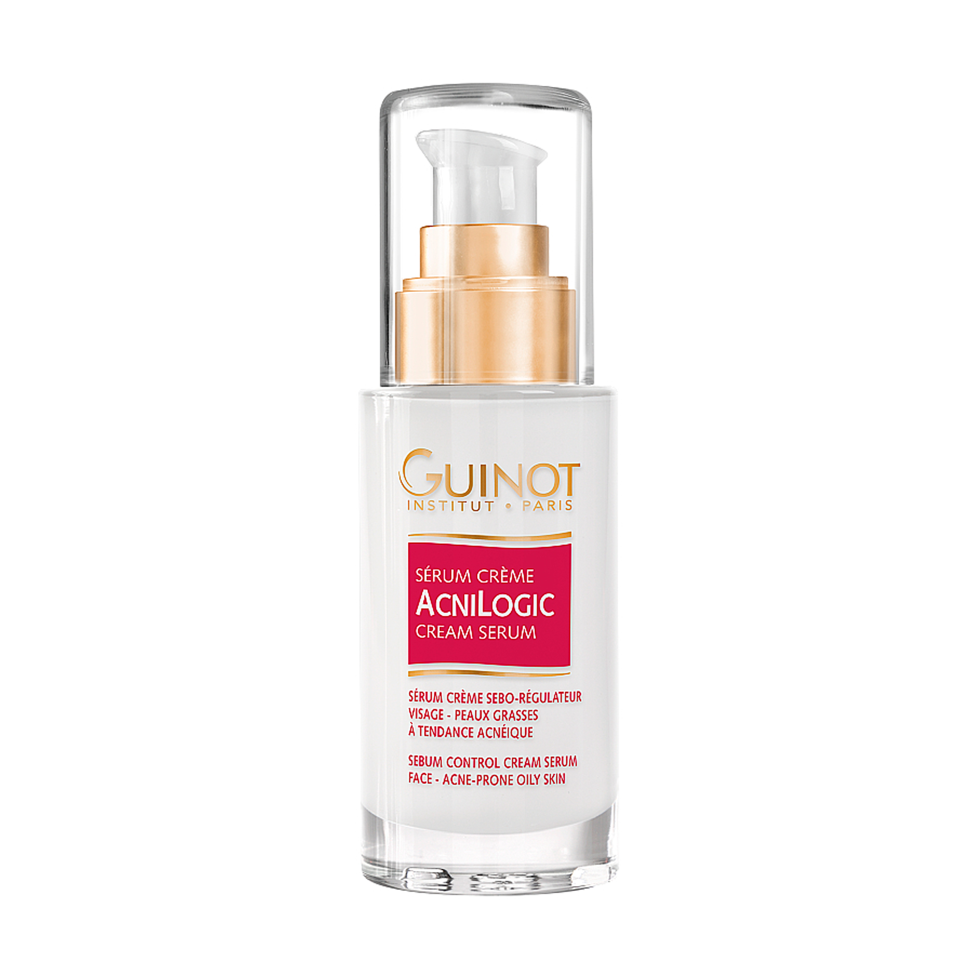 Сироватка-крем для обличчя Guinot Serum Creme Acnilogic для жирної шкіри, 30 мл